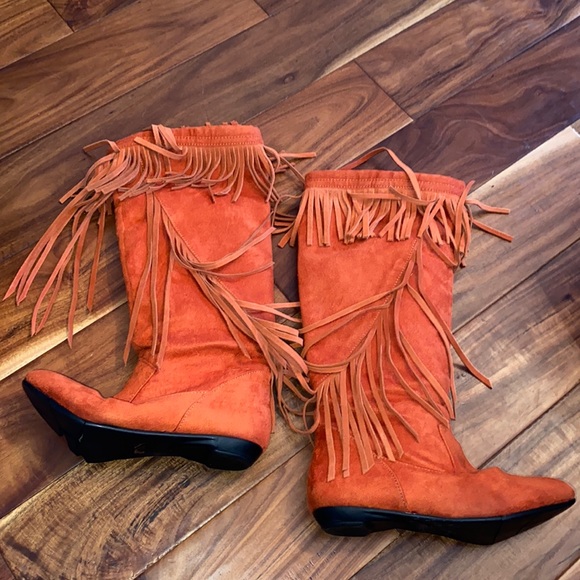Shoes - Free , tassel boots size 7